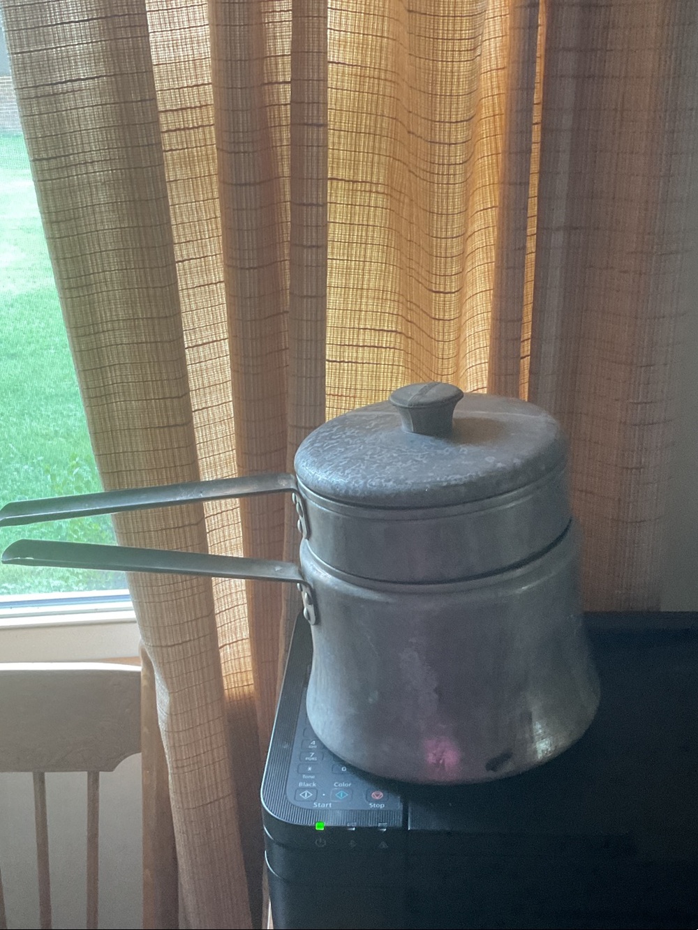 Mirror Vintage double boiler
